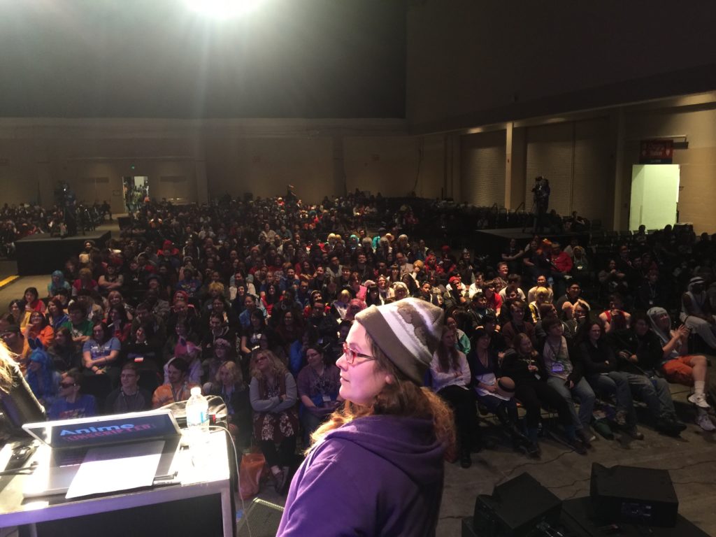 Jekka hosting Anime Unscripted at Anime Boston